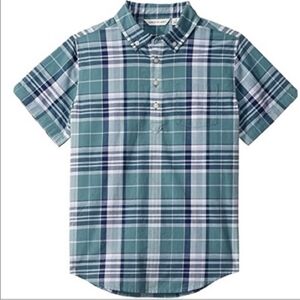 Janie and Jack | Boys Madras Plaid Popover Top Shirt